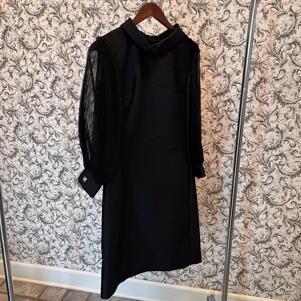 Vintage black evening dress, "Fashions by Lee Jordan, New York"